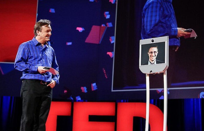 WATCH: Chris Hadfield lifts off, Edward Snowden beams in at TED Vancouver (VIDEO)
