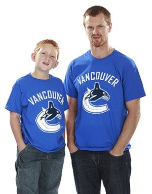 The Vancouver Canucks Jeans Day photo shoot