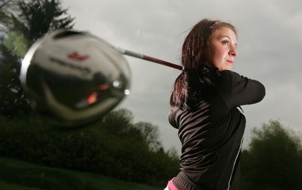13 year-old golf phenom Keanna Mason at her home. Photo by James Maclennan