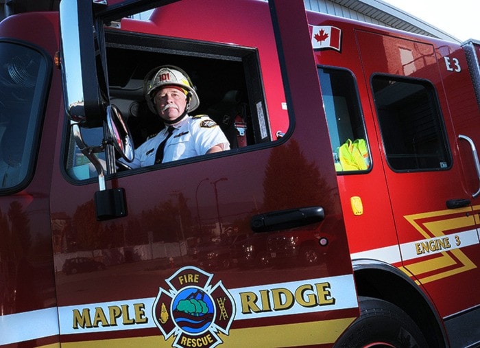 Maple Ridge Fire Chief Peter Grootendorst.
09/10/13
COLLEEN FLANAGAN/NEWS