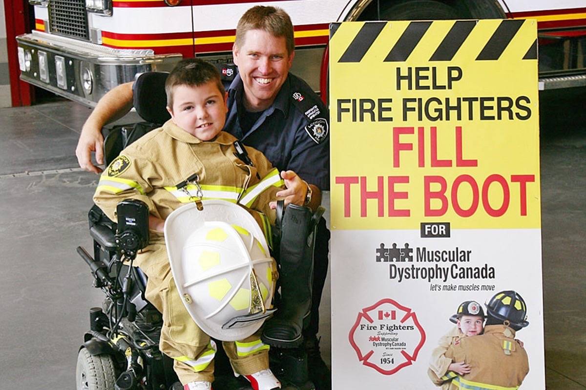 Firefighters do boot drive for a cause Maple RidgePitt Meadows News