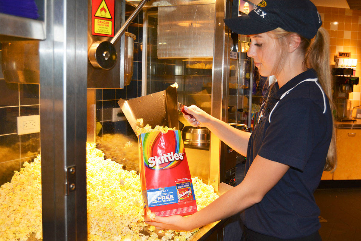 Popcorn cineplex sales