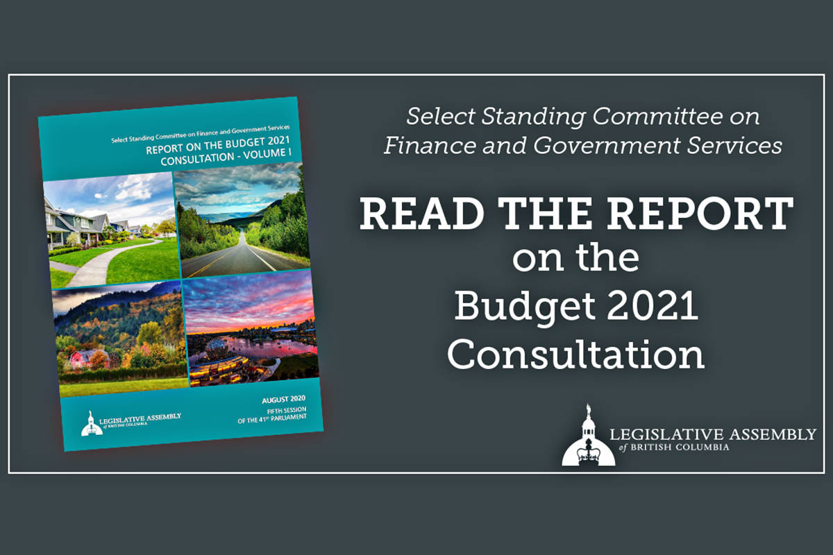 Maple Ridge MLA part of budget consultation Maple RidgePitt Meadows News