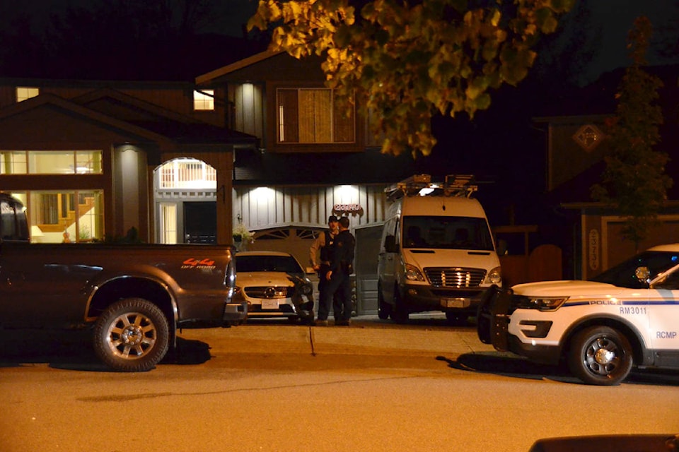 RCMP were called to an assault in the 23700-block of 110 Ave in Maple Ridge Tuesday, Oct. 20, 2020. (Curtis Kreklau/Special to The News)