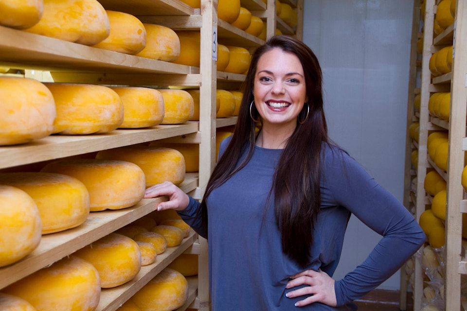 Emma Davison, one half of Golden Ears Cheesecrafters in Maple Ridge, reflects on running her business in the year of COVID-19. (Scott Saunders/Special to The News)