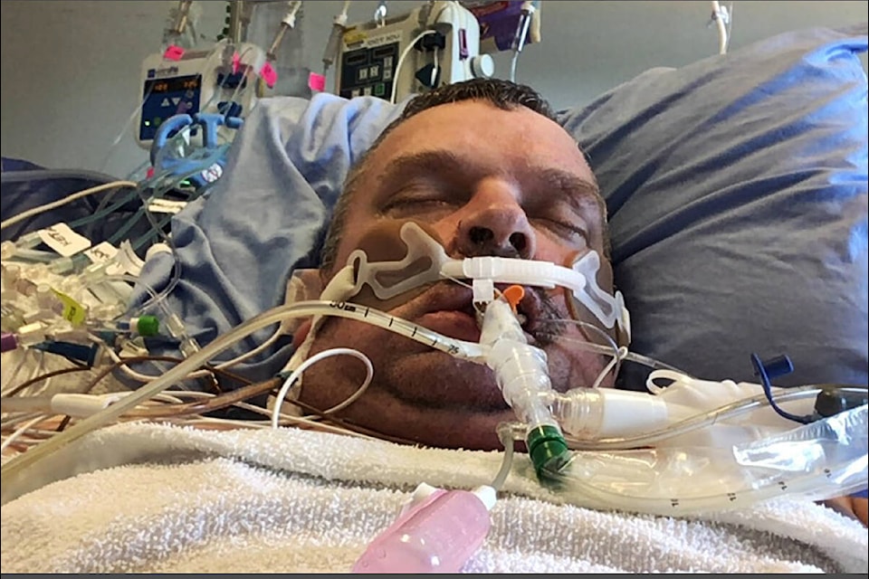 Tim Meade spent three weeks in a coma with COVID-19. (Special to The News)
