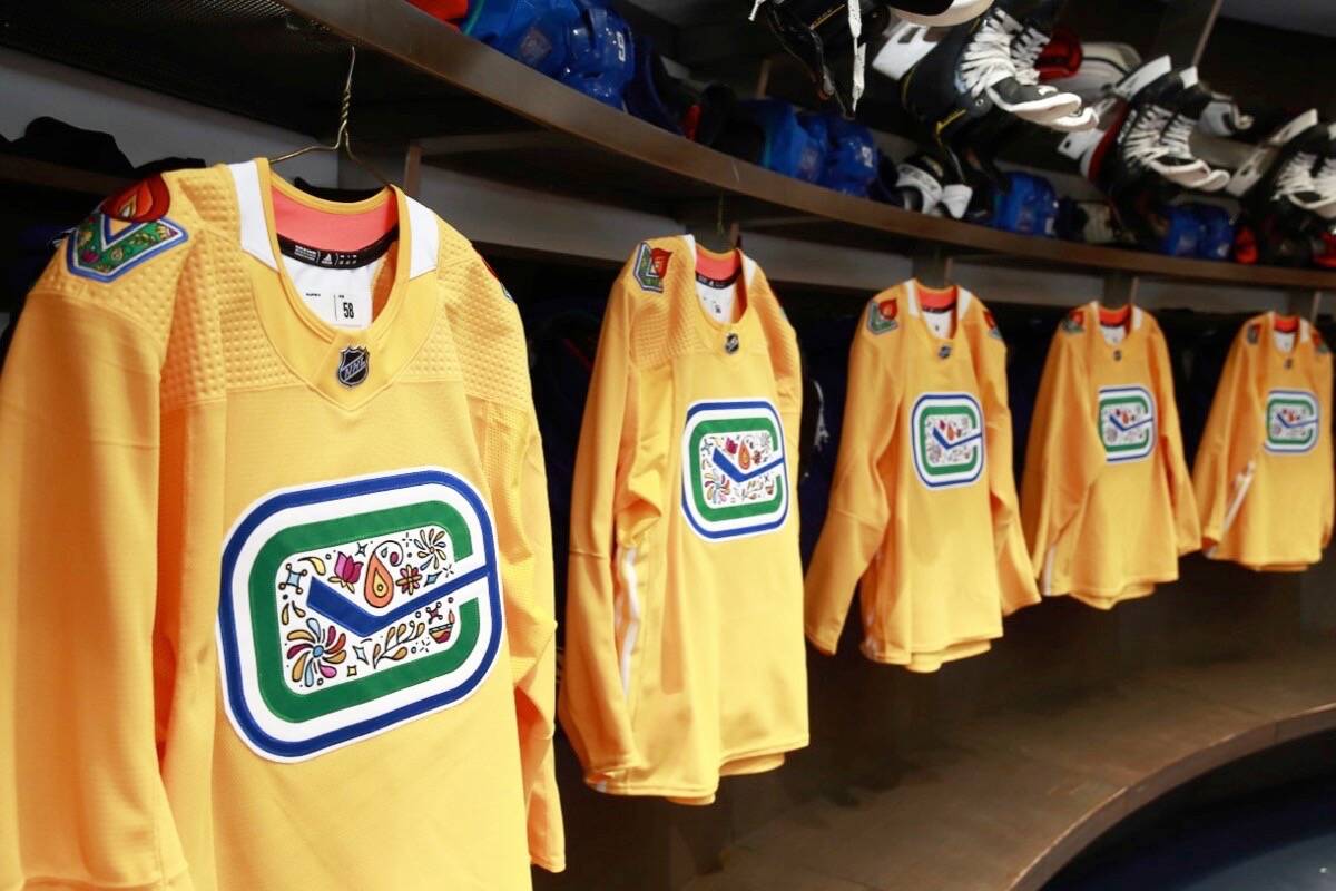 Abbotsford Canucks unveil Diwali jersey - The Abbotsford News