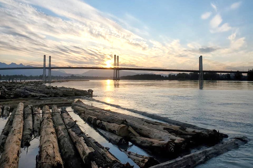 Former Maple Ridge resident Mike Trautman, now of Aldergrove, has a passion for photography. He recently captured a few pictures of the Pitt River Bridge, log booms, and the Pitt River. (Special to The News)
