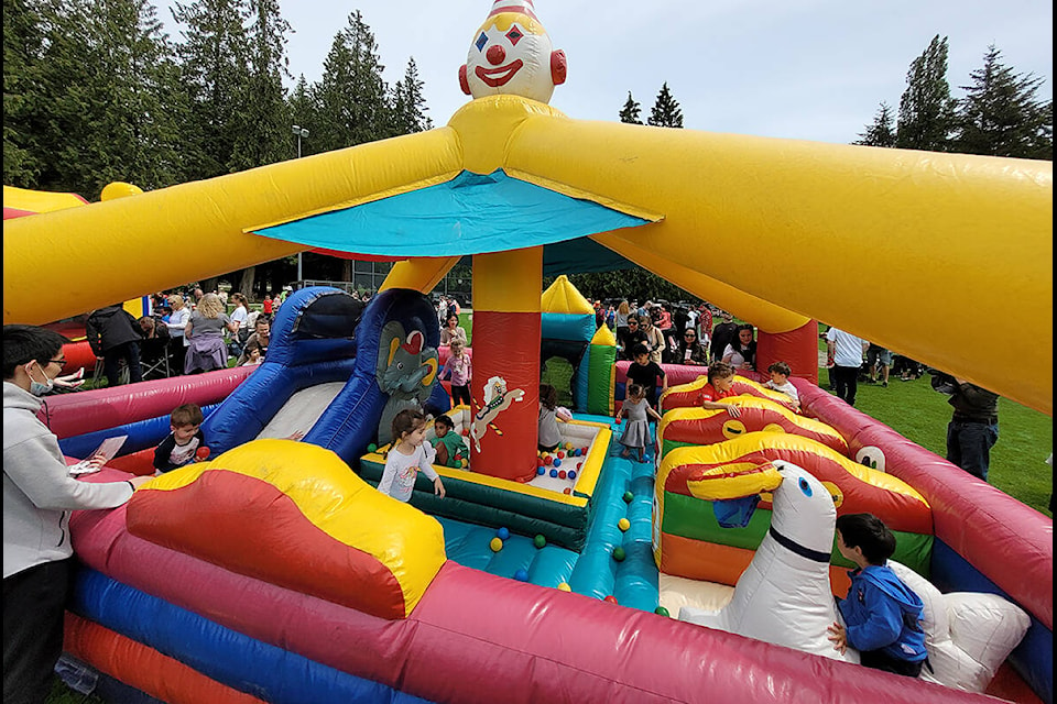A bouncey attraction at Pitt Meadows Day. (Neil Corbett/The News)