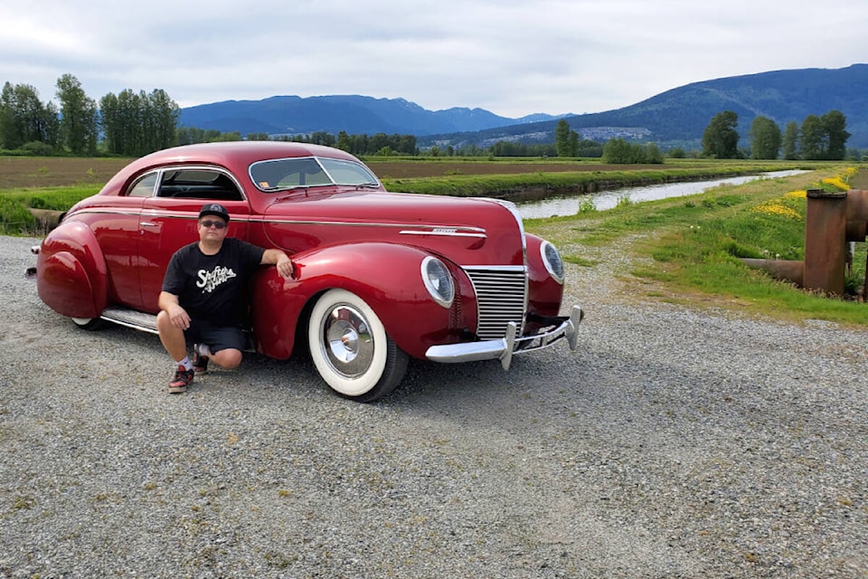 It took about two years for John Foxley to build this two-door 1939 red Mercury “complete top to bottom including the chop, body paint, etc.” That work earned him a second place prize in the national roadster show in California in 2020. (John Foxley/Special to Langley Advance Times)