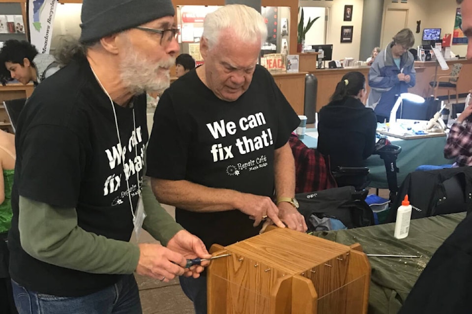 Repair Cafes are back at the library. The last one was held in November 2019. (Special to The News)