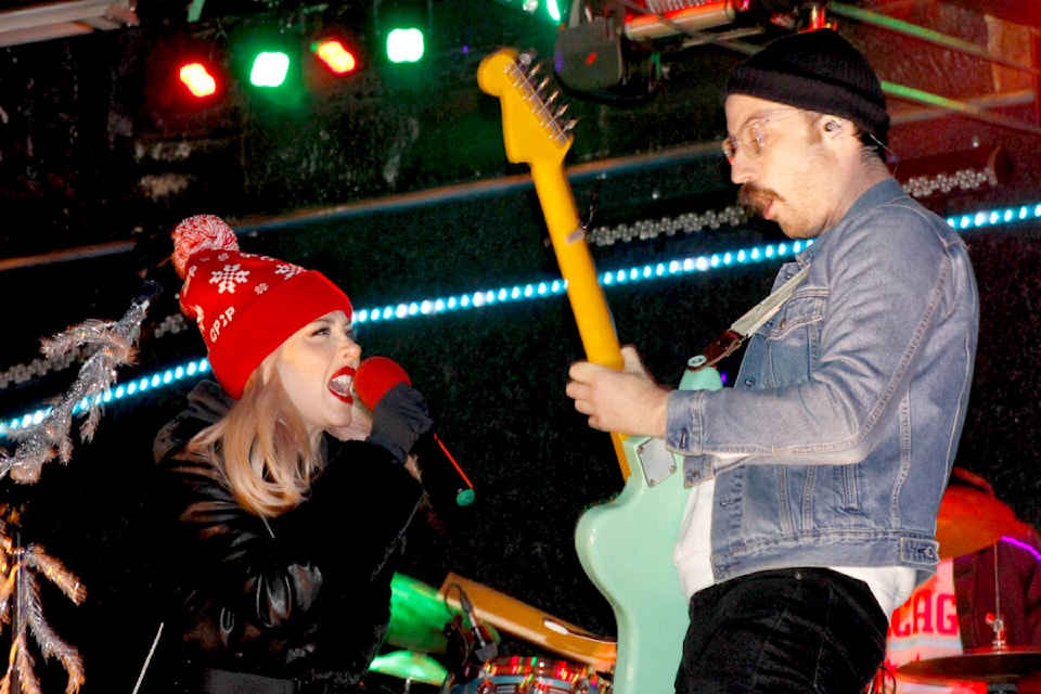 MacKenzie Porter performed as part of the CP Holiday Train in Maple Ridge and Pitt Meadows on Dec. 17. (Brandon Tucker/The News)
