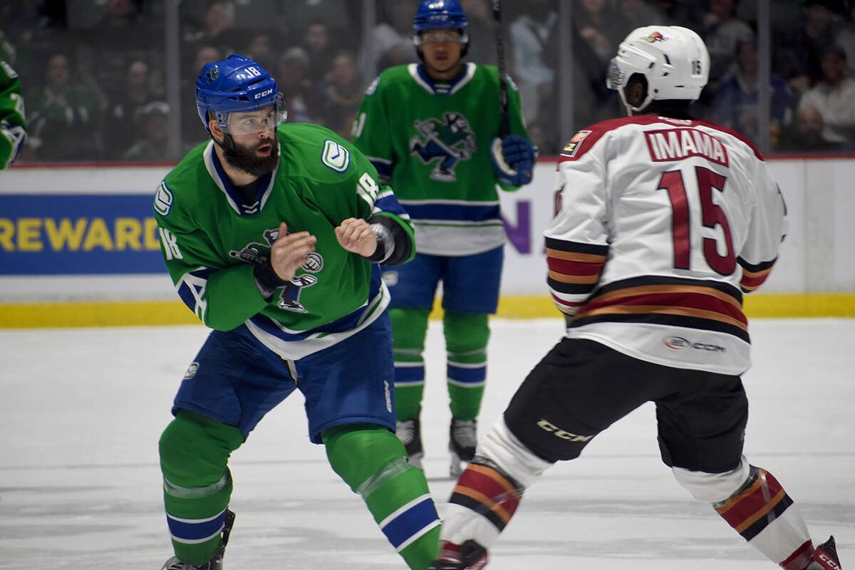 Abbotsford Canucks home jersey sold out online - The Abbotsford News
