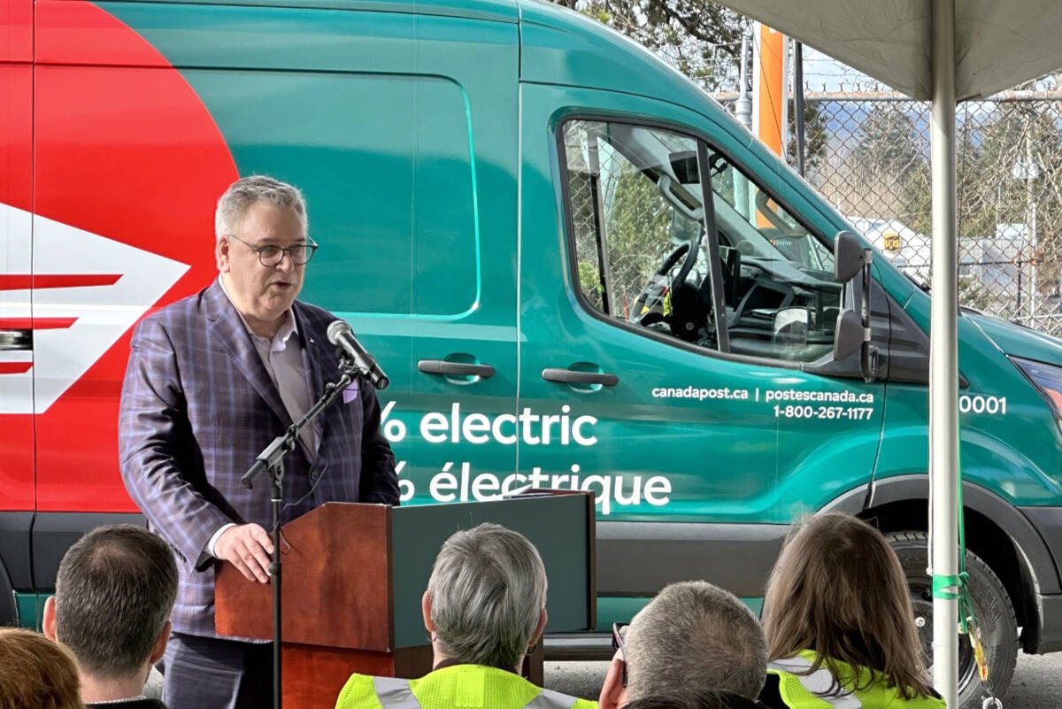 Canada Post announces its first allelectric delivery fleet is in
