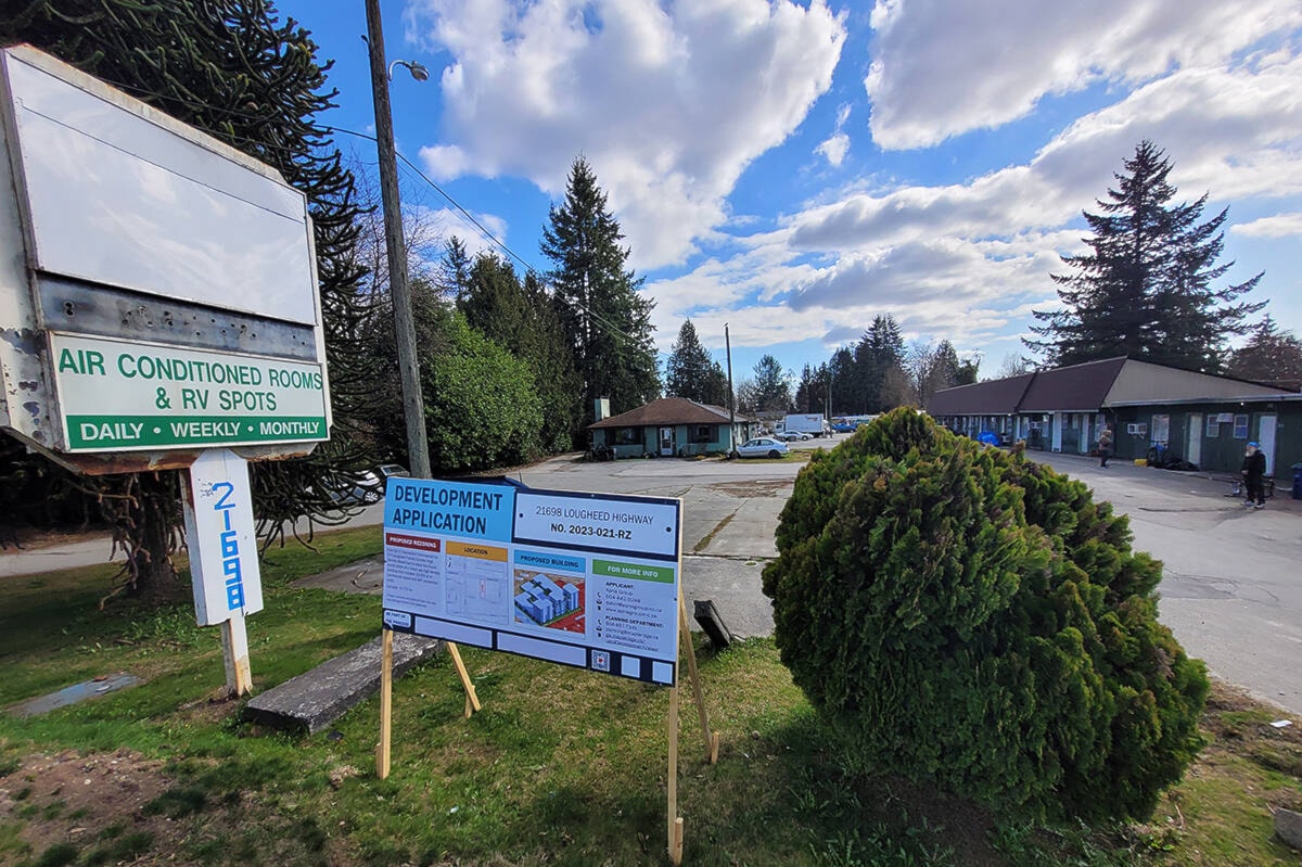 Maple Ridge development would replace trailer court motels with towers Maple Ridge development would replace trailer court motels with towers
