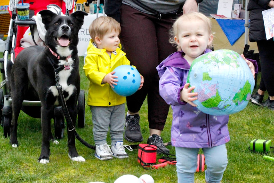 Hundreds of people filled Memorial Peace Park on Saturday to participate in the Earth Day celebrations. (Brandon Tucker/The News)