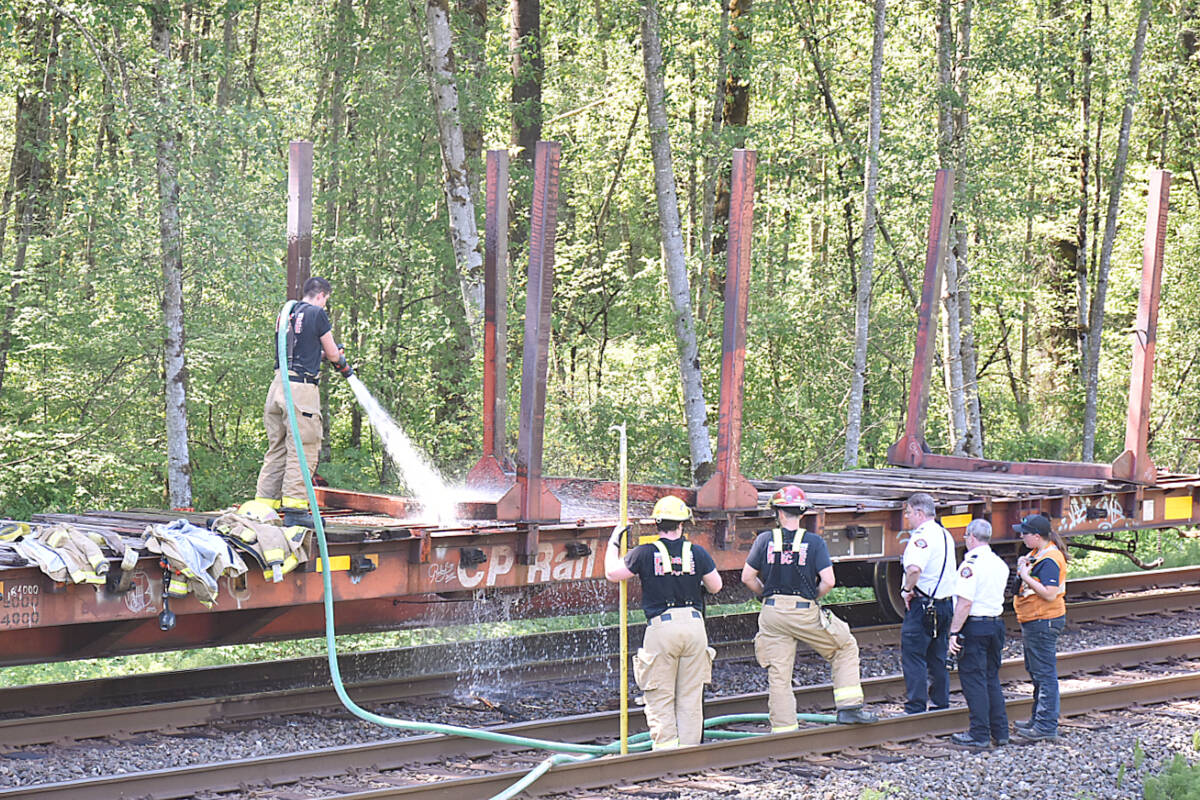 VIDEO Train car fire in Maple Ridge Maple RidgePitt Meadows News