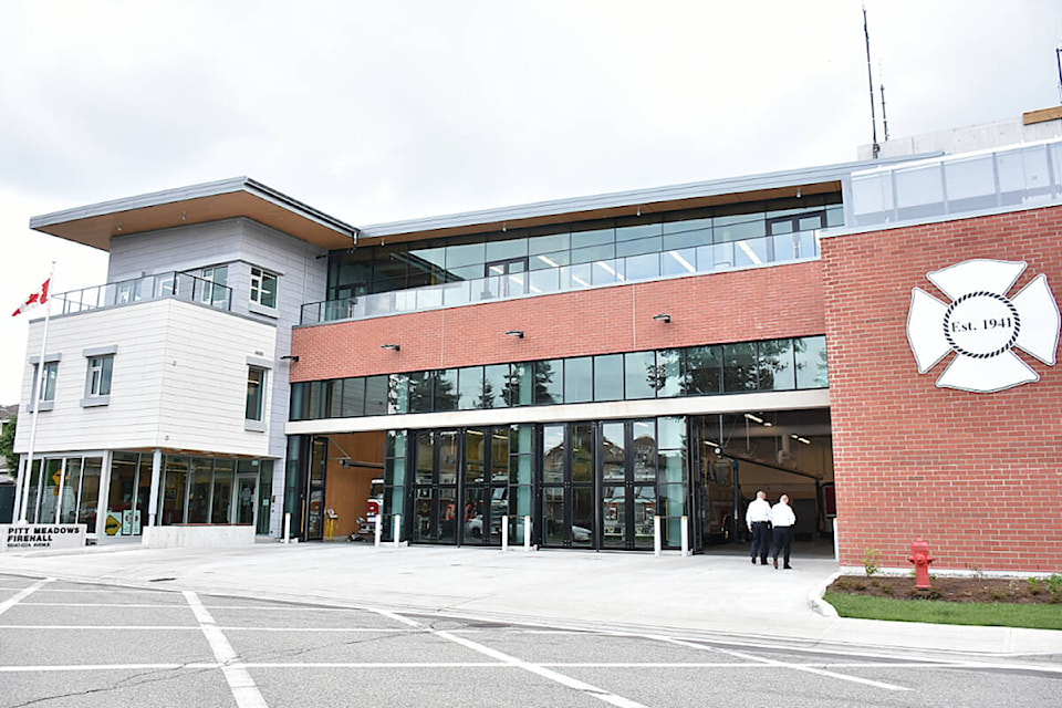 The new Pitt Meadows Fire Hall. (Colleen Flanagan/The News)