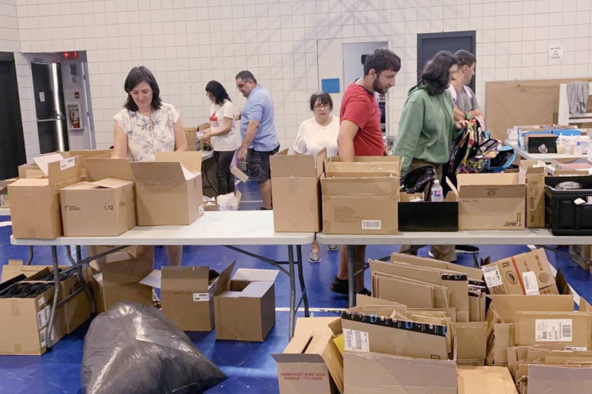 Salvation Army in Maple Ridge is dropping the pack in their Back to