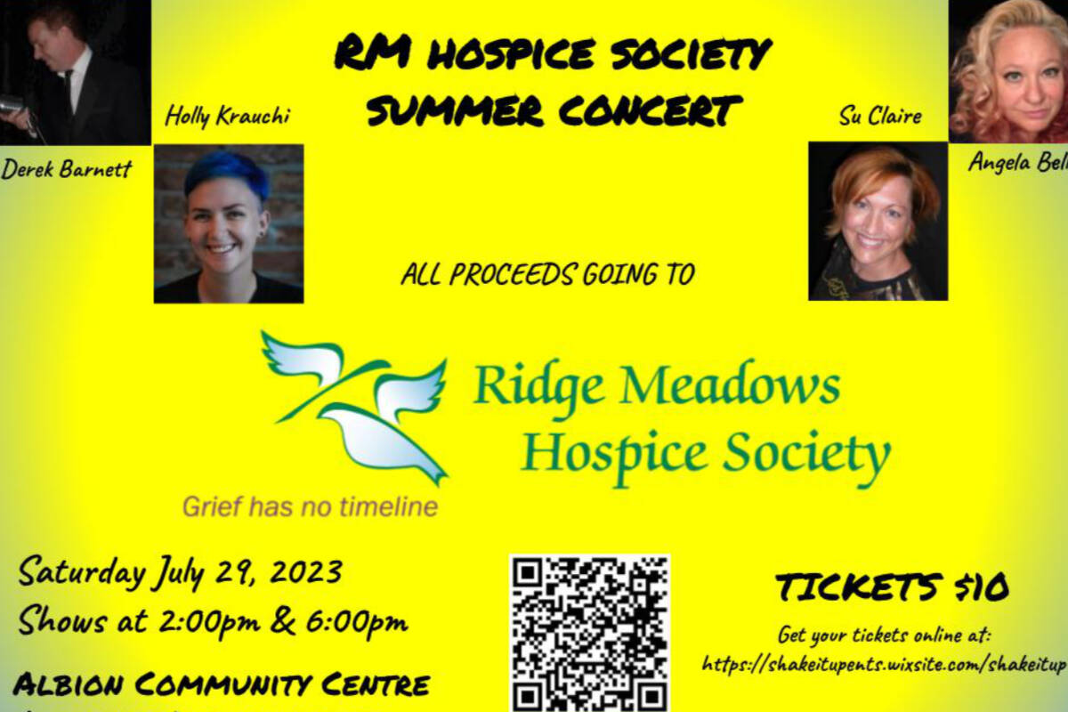 Ridge Meadows Hospice Society benefits from musical trip through the