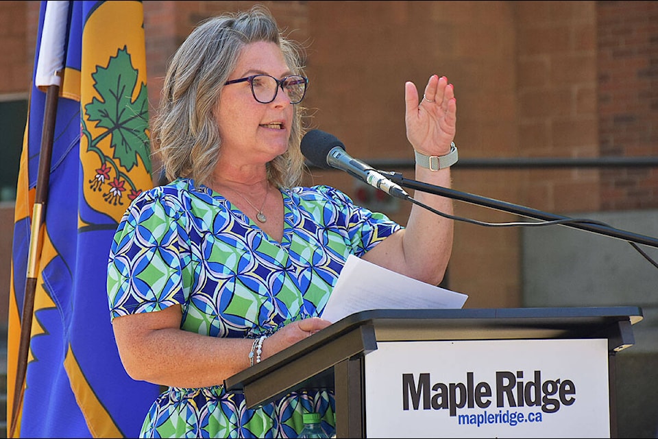 Maple Ridge 2024 BC Games president Laura Butler. (Neil Corbett/The News)