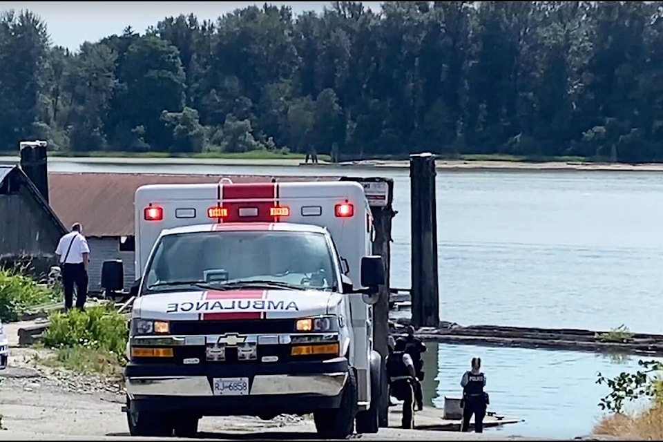 There was a report of a drowning in Maple Ridge, at the Fraser River, on Thursday. (Colleen Flanagan/The News)