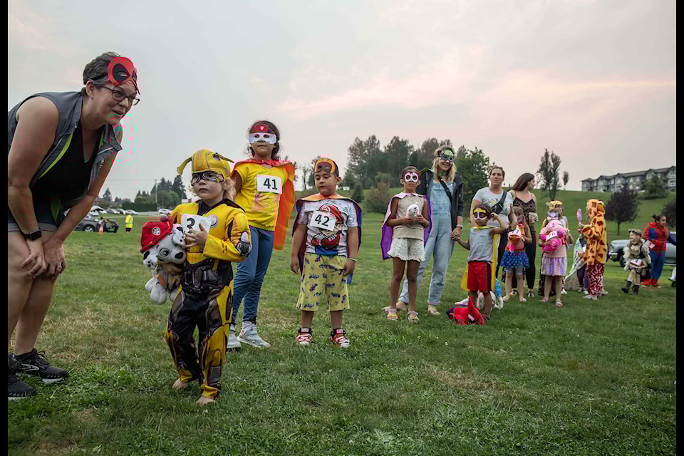 A costume parade featuring kids, adults, pets and even stuffies, was held at Fraser River Heritage Park in Mission on Saturday evening (Sept. 7). The event was all part of the fun at the DC League of Super-Pets outdoor movie event which was hosted by the City of Mission.