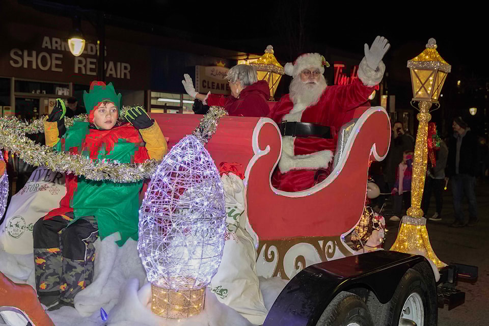 Last year's Candlelight Parade attracted thousands of people to Mission's downtown core.