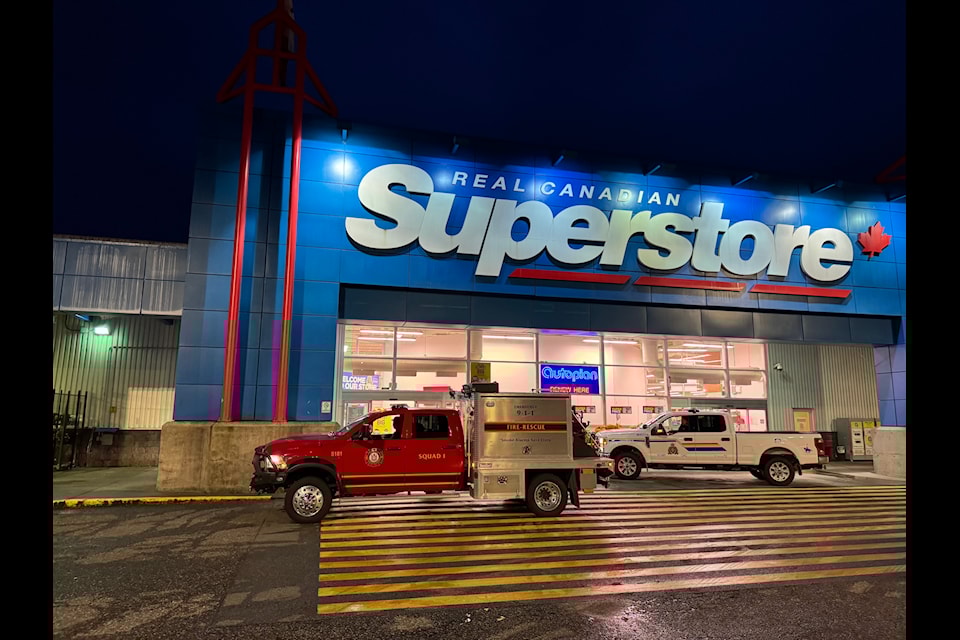 A fire at Real Canadian Superstore in Mission has closed the store until further notice. 