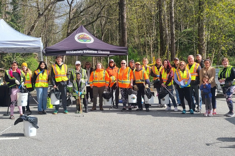 Mission Environmental Stewardship Society hosted a downtown clean-up that collected over 300 lbs of litter last Saturday (April 12). 