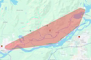 UPDATE: Crash leads to power outage for Mission, parts of Fraser Valley
