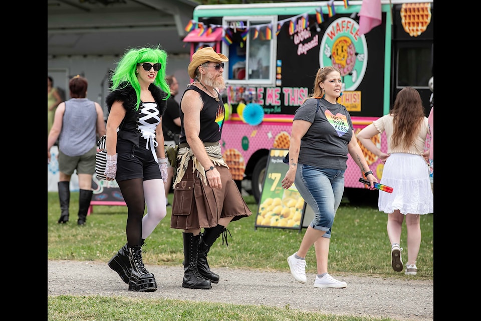 The 2025 Fraser Valley Pride Festival took place on July 19 at Mission's Fraser River Heritage Park.