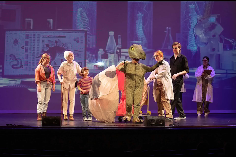 Opening Nite Theatre Society brought 'Jurassic Panto' to the Clarke Theatre audience in Mission last weekend. 