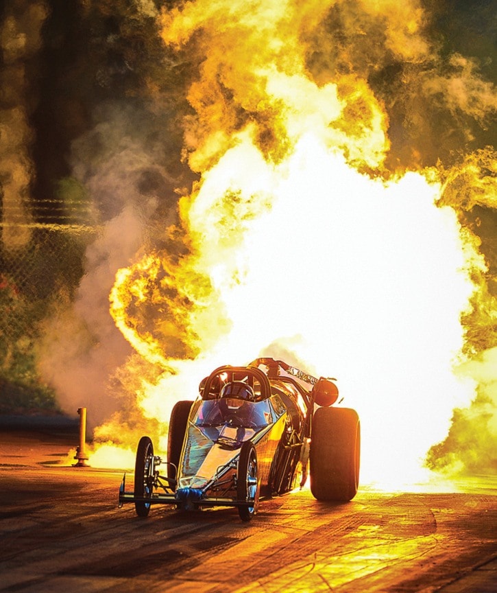 Jet cars will be running down the new track at Mission Raceway Park Aug. 22-24.