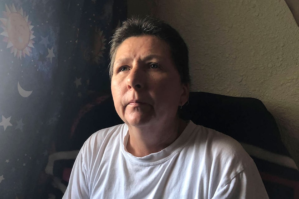 Cindy Bugaresti is a housekeeper at McGuire Lake Congregate Living who says that come Tuesday, Oct. 1, she will be living out of her truck. (Cameron Thomson/Salmon Arm Observer)