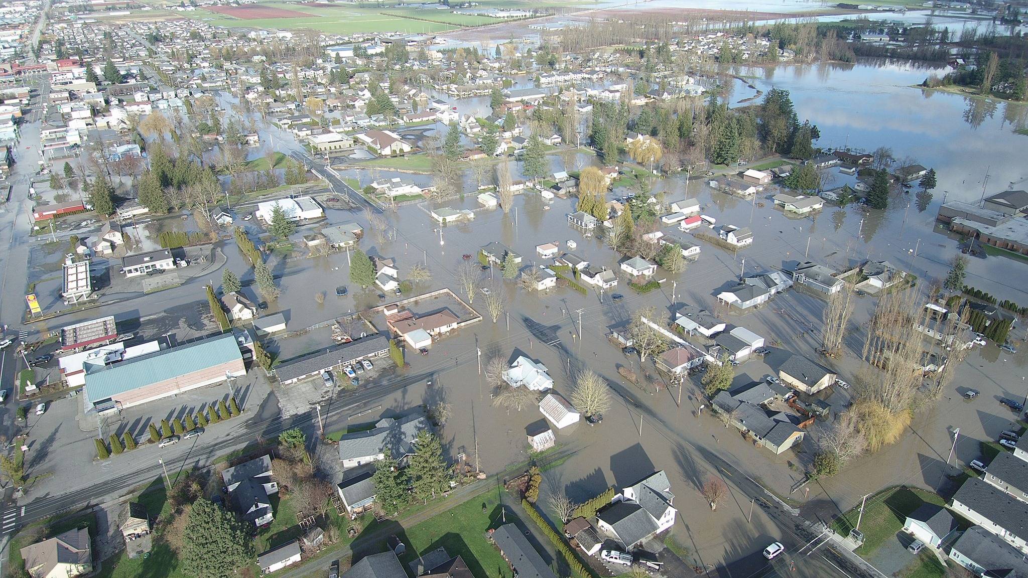 VIDEO Cars, semis turned around as flood closes Sumas border crossing