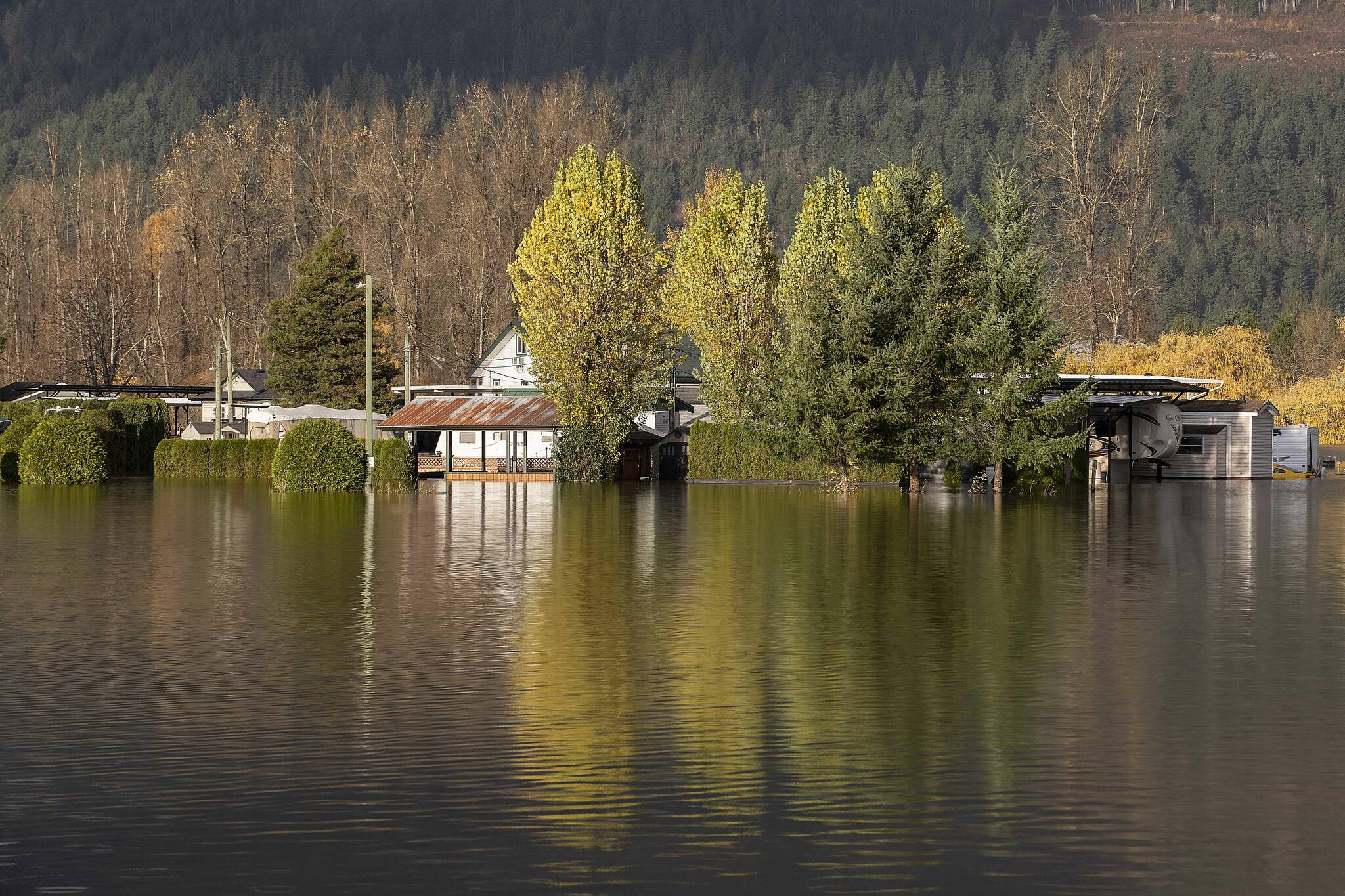 PHOTOS Hatzic, Mission battling pooling water, some slides Mission