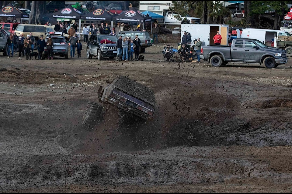 The Dirt Church Lower Mainland 4x4 Toy Run returned on Sunday morning (Nov. 27) at the Stave Lake mud flats on Second Beach with over 1000 vehicles, a half dozen boats and a helicopter participating. /Bob Friesen Photo