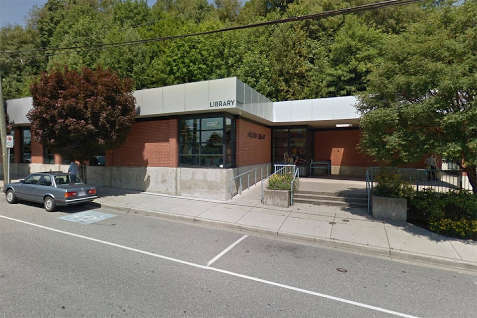 The Mission Library will be open again on Monday, January 9 after a burst pipe caused the location to close for two weeks. /Google Street View image