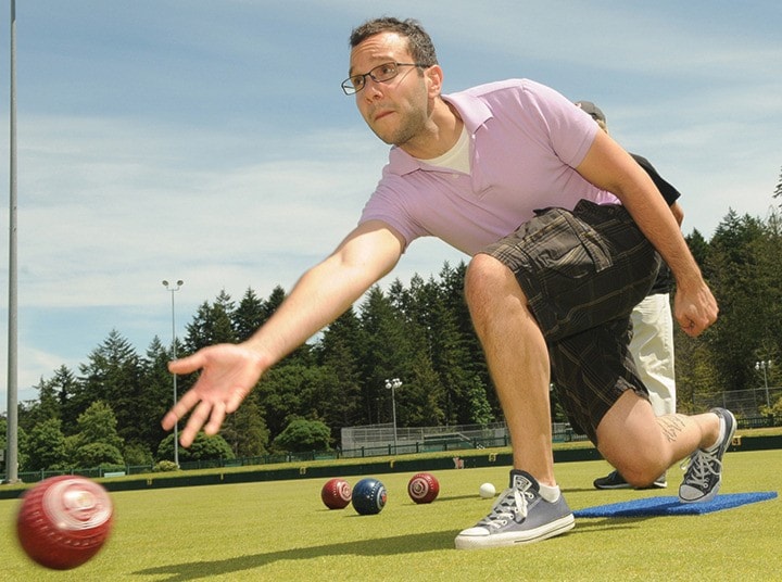 Playing with the Pros Lawn Bowling 1