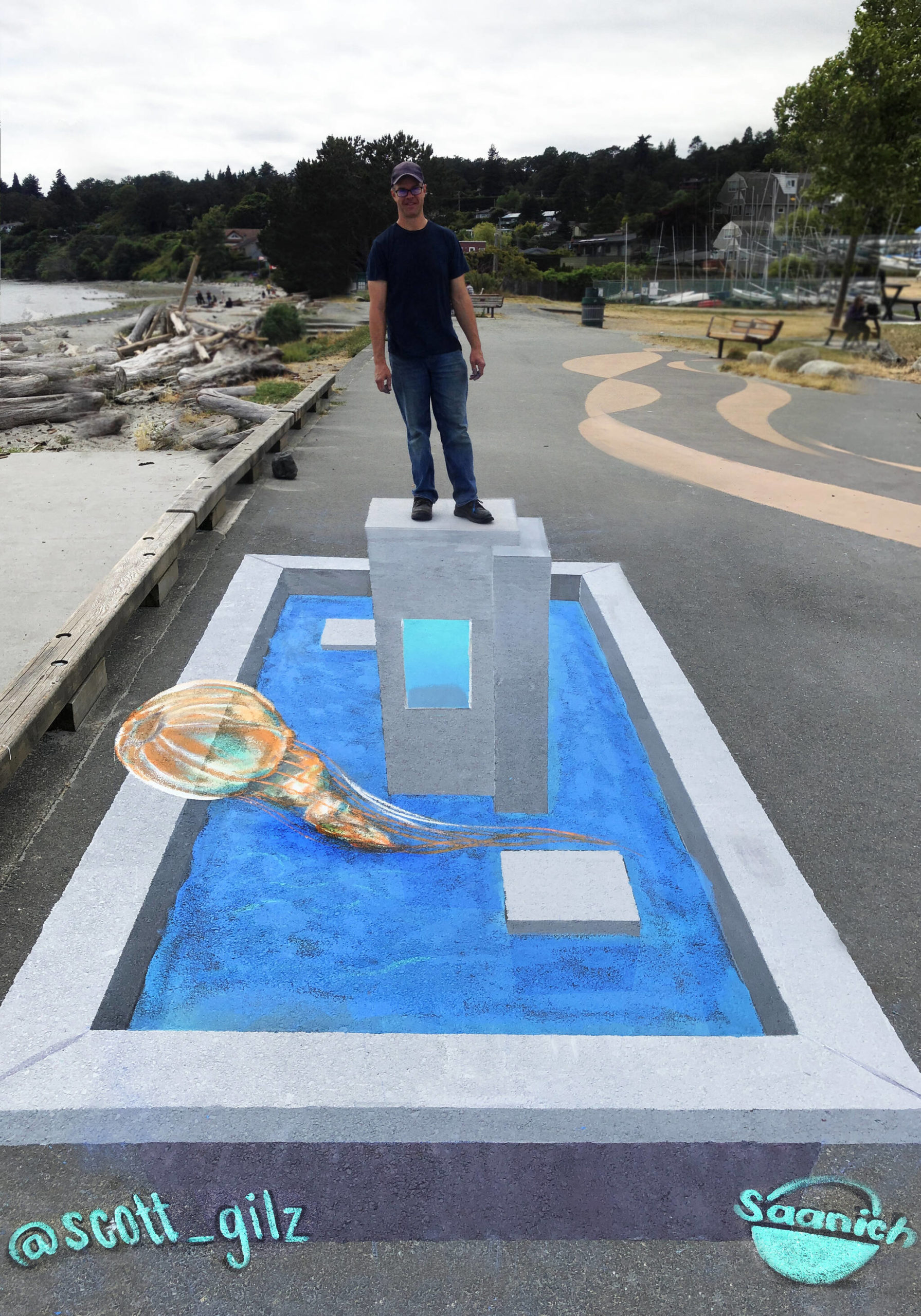 Chalk 3d art store