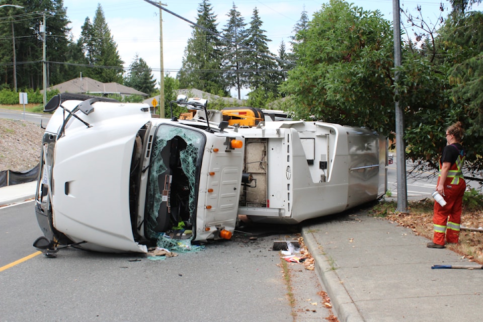 crashed-waste-truck