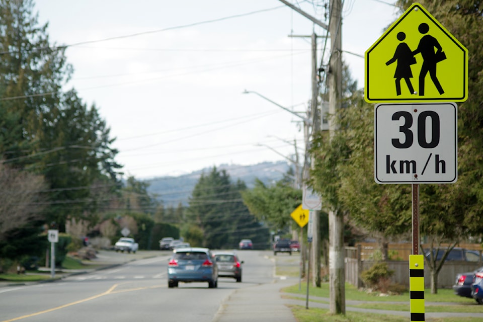 Nanaimo's public safety committee wants to see lowered speed limits on streets near schools standardized across the city. 