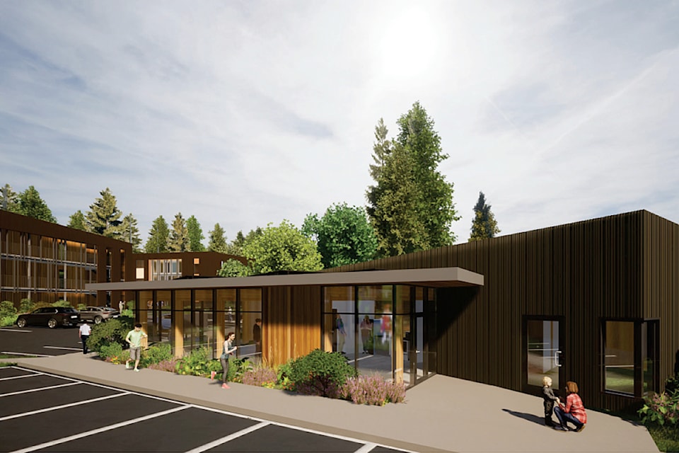 A 93-unit apartment complex is planned on the site of a former coal mine in central Nanaimo. 
(Checkwitch Poiron Architects image)