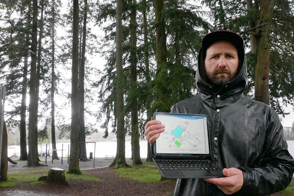 Nanaimo Coun. Ben Geselbracht hopes the placement and size of a proposed boathouse facility in Loudon Park will be reconsidered once it's fully realized how much of the park's space it will consume. (Chris Bush/News Bulletin)