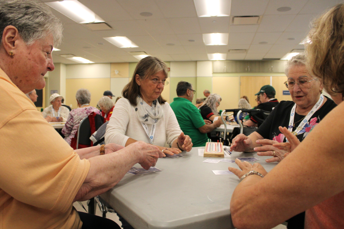 Near-perfect crib being played as part of the 55-Plus B.C. Games in Nanaimo