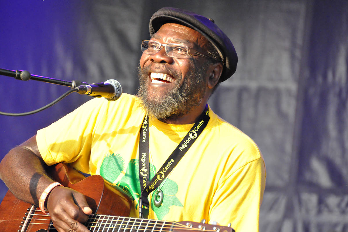 Jamaican roots reggae musician Clinton Fearon performs in Nanaimo