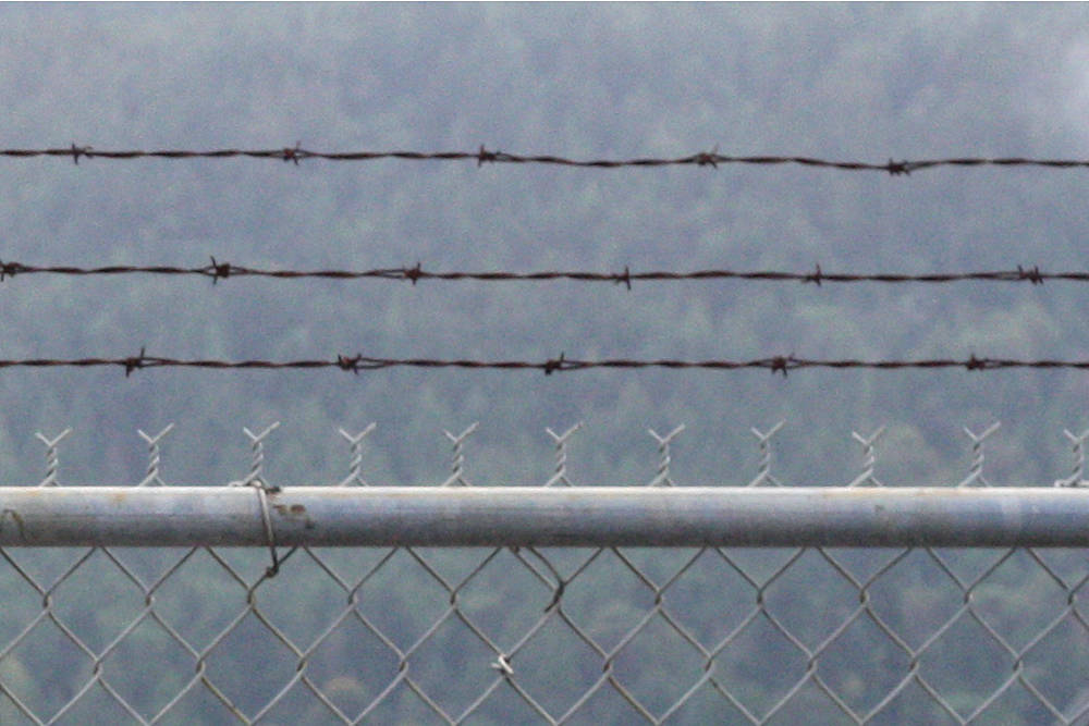 Thieves make it over barbed wire fence steal chainsaw Nanaimo