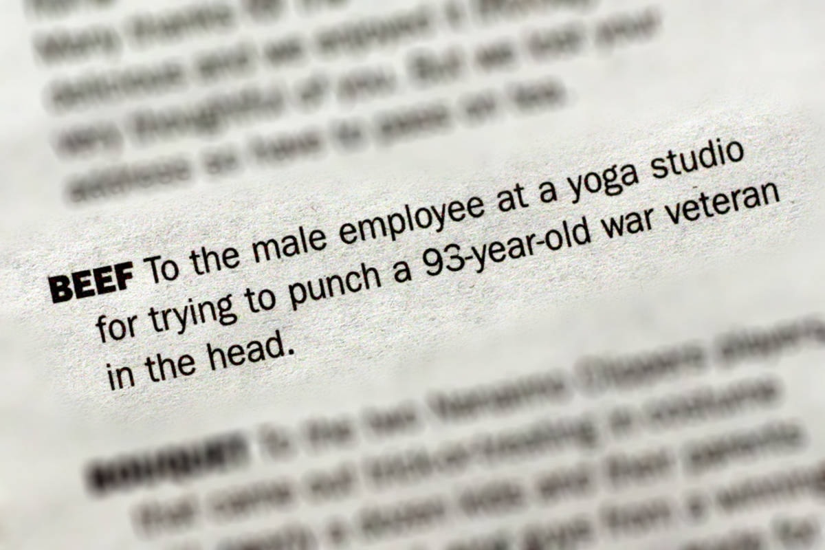 nanaimo news beefs and bouquets today