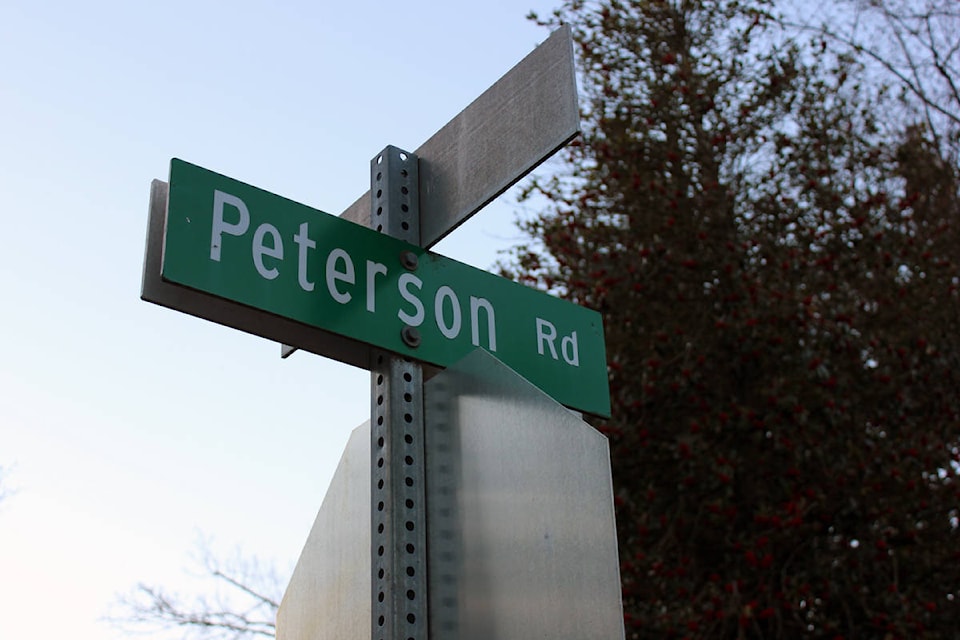 17040472_web1_Peterson-Road-Sign-Lantzville-Nanaimo-News-Bulletin-Stock-Photo
